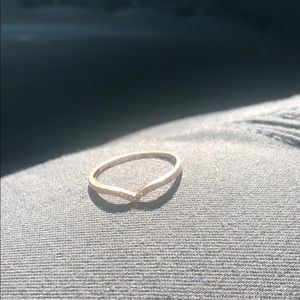 14k rose gold with diamond